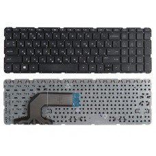 Клавиатура для ноутбука HP 250 G3, 255 G2, 255 G3, 15-d, 15-g, 15-r, Pavilion 15-e, 15-n Чёрная, без рамки